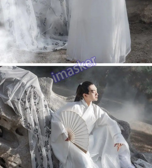 Ming Dynasty Chinese Hanfu Ancient Vintage Costume Cosplay Outfit Embroidery