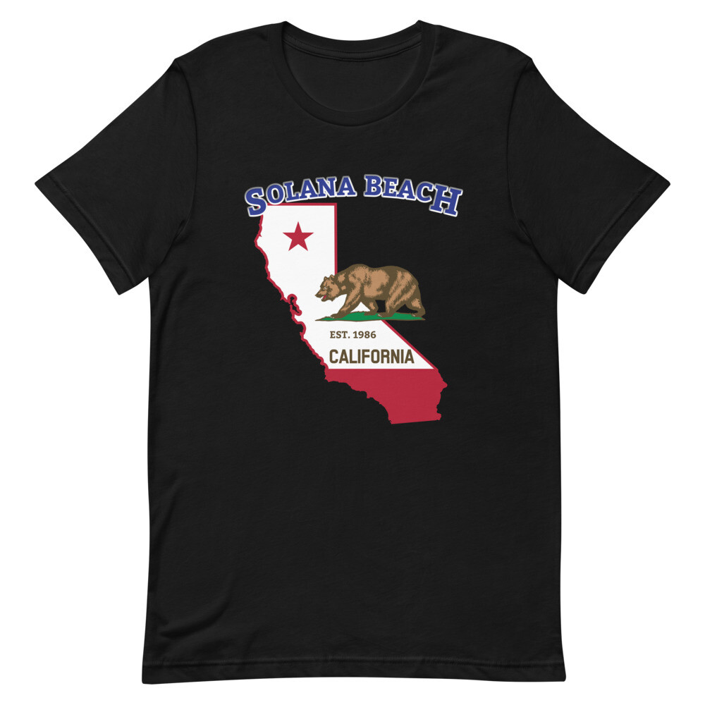 Solana Beach California Home Town Pride Native City-State Souvenir Tee T-Shirt