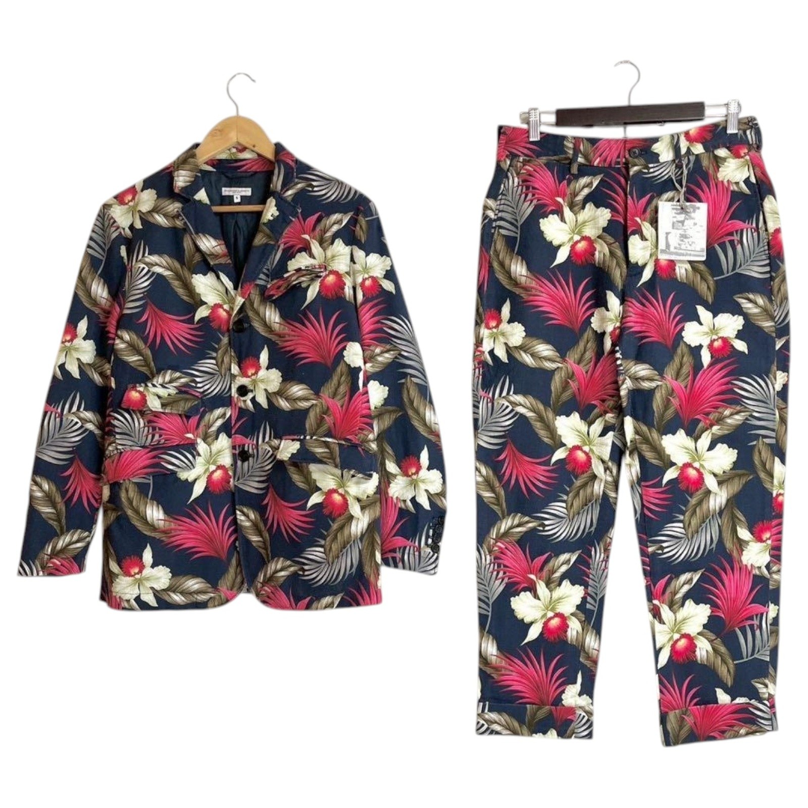 Engineered Garments Hawaiian Floral Java Cloth Jacket & Pants Set M F/S
