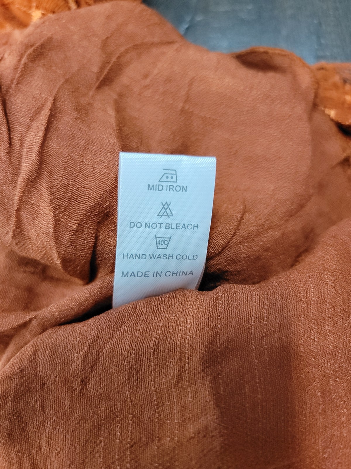 NWT Pretty Angel Top Sz Medium Lace Overlaid Semi Sheer Orange Rust Boho Sheer