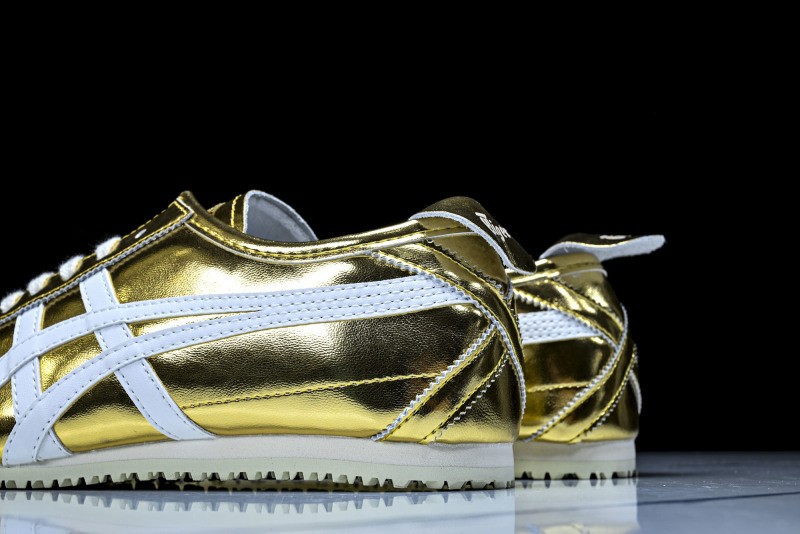 Onits*ka Tiger Mexico66 Gold White 1183B566-201 Unisex Size 4-11