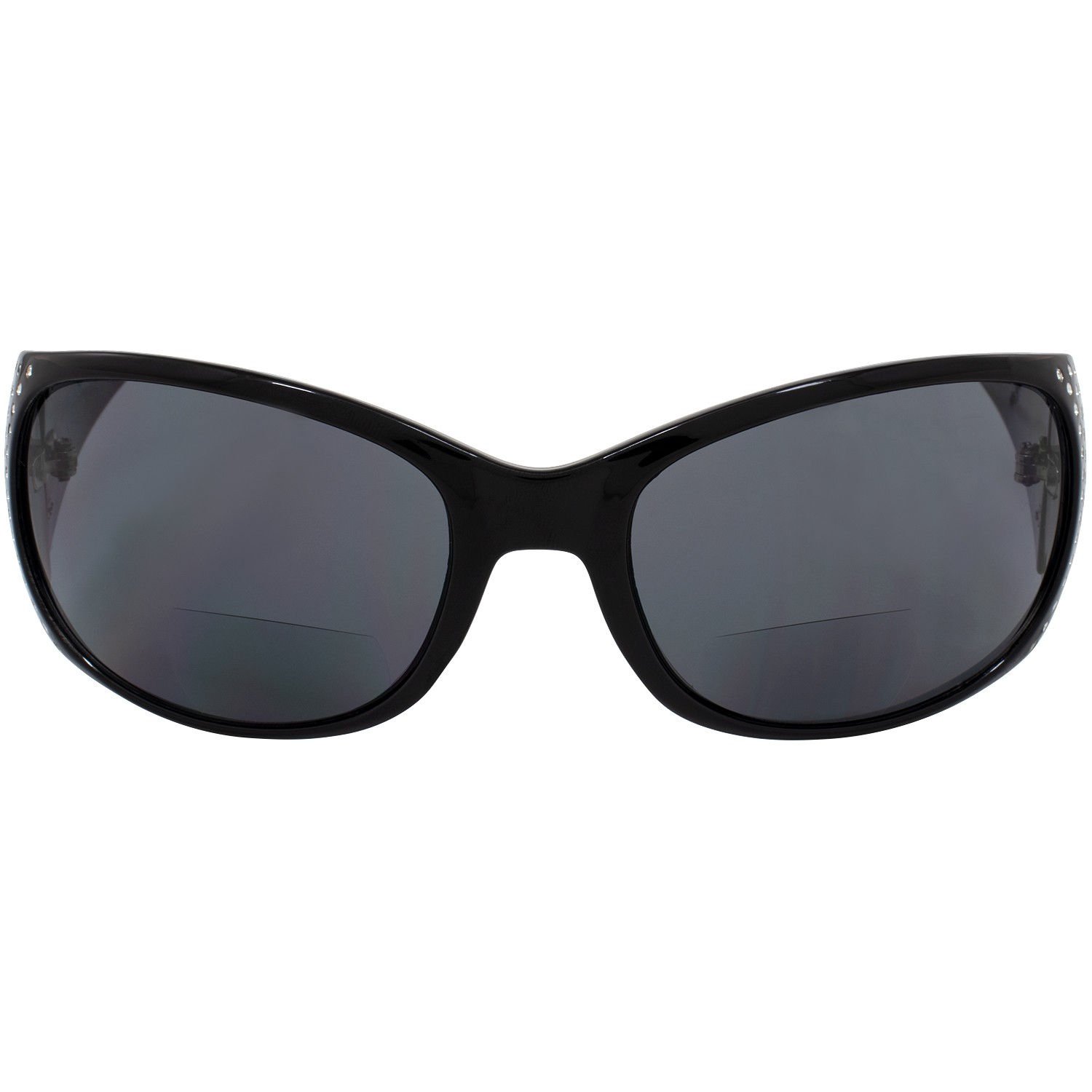 2 Global Vision Galaxy 2.0 Bifocal Sunglasses Black & Lavender Frames Smoke Lens