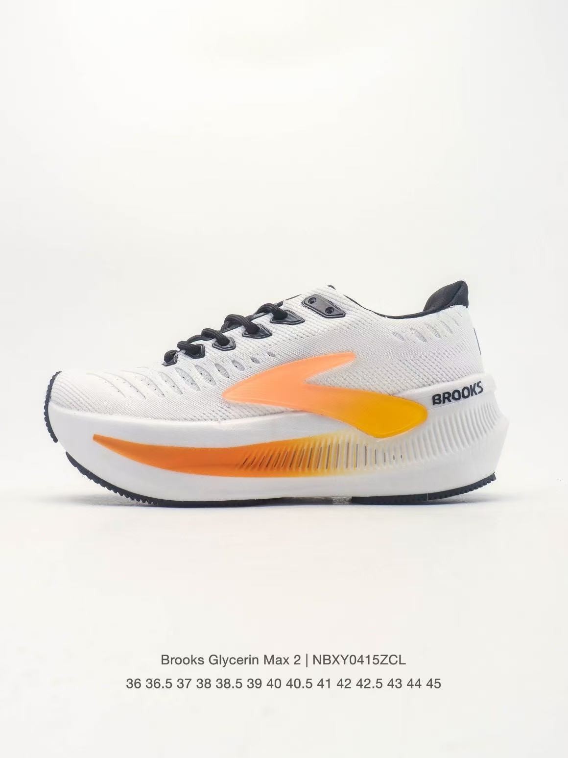 Brooks Glycerin Max 2 Men Running Shoes Breathable Cushioning Sneakers