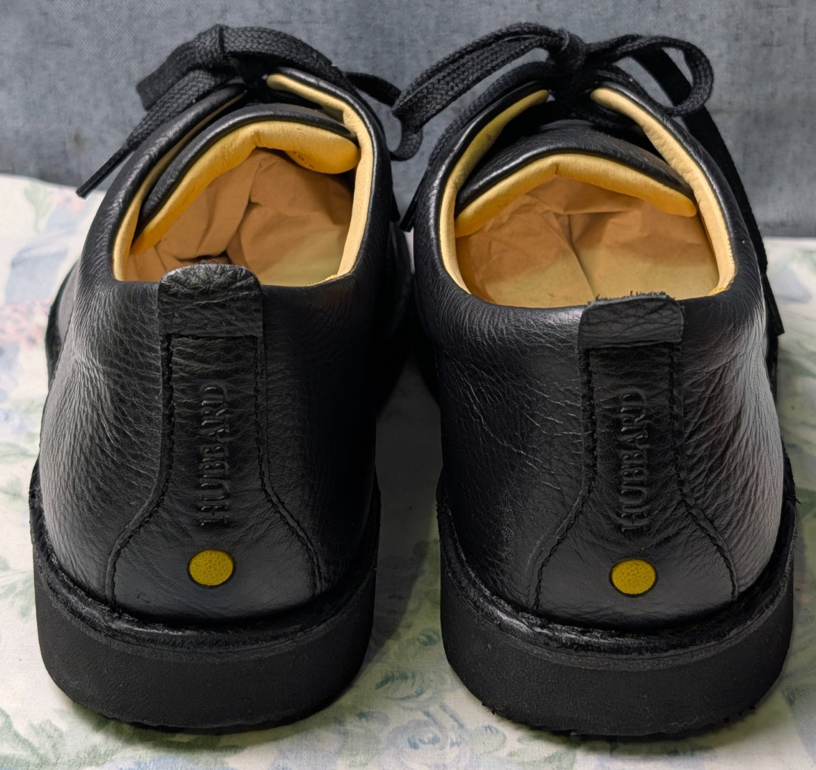 Samuel Hubbard Free Men’s 11.5 Black Leather Oxfords Vibram Shoes M1100 Portugal