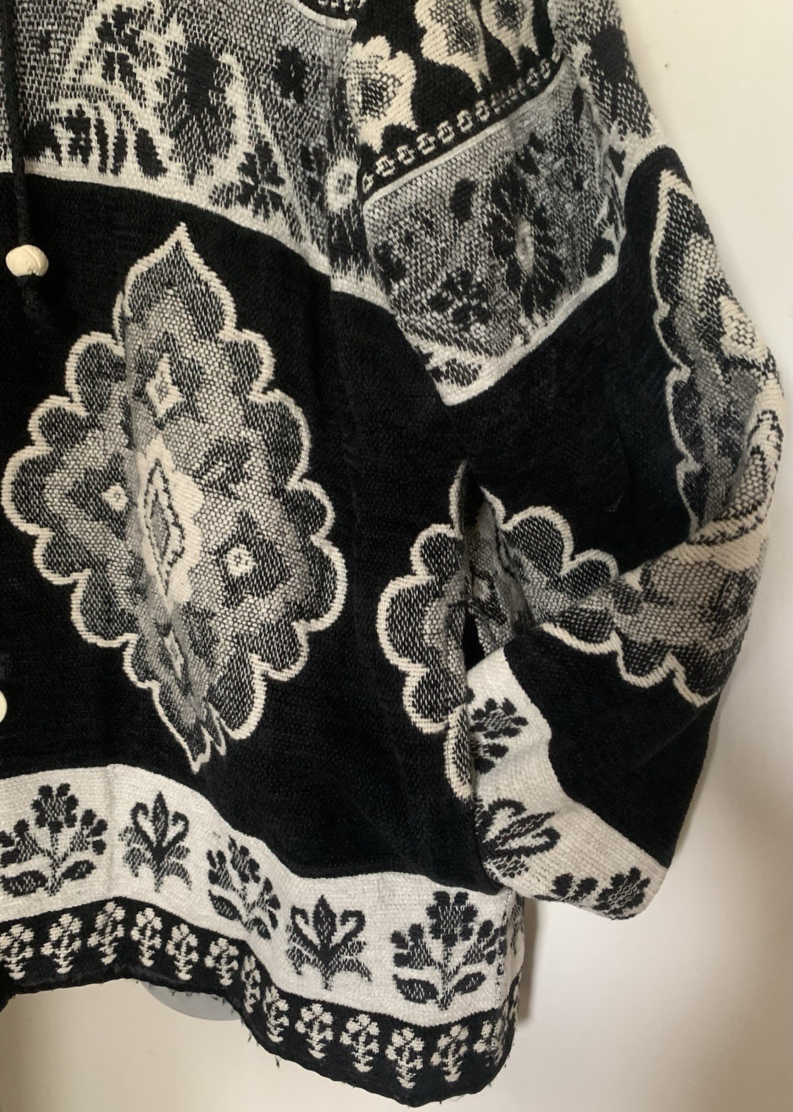 VINTAGE FLASHBACK Woven Tapestry Jacket Womens Size M