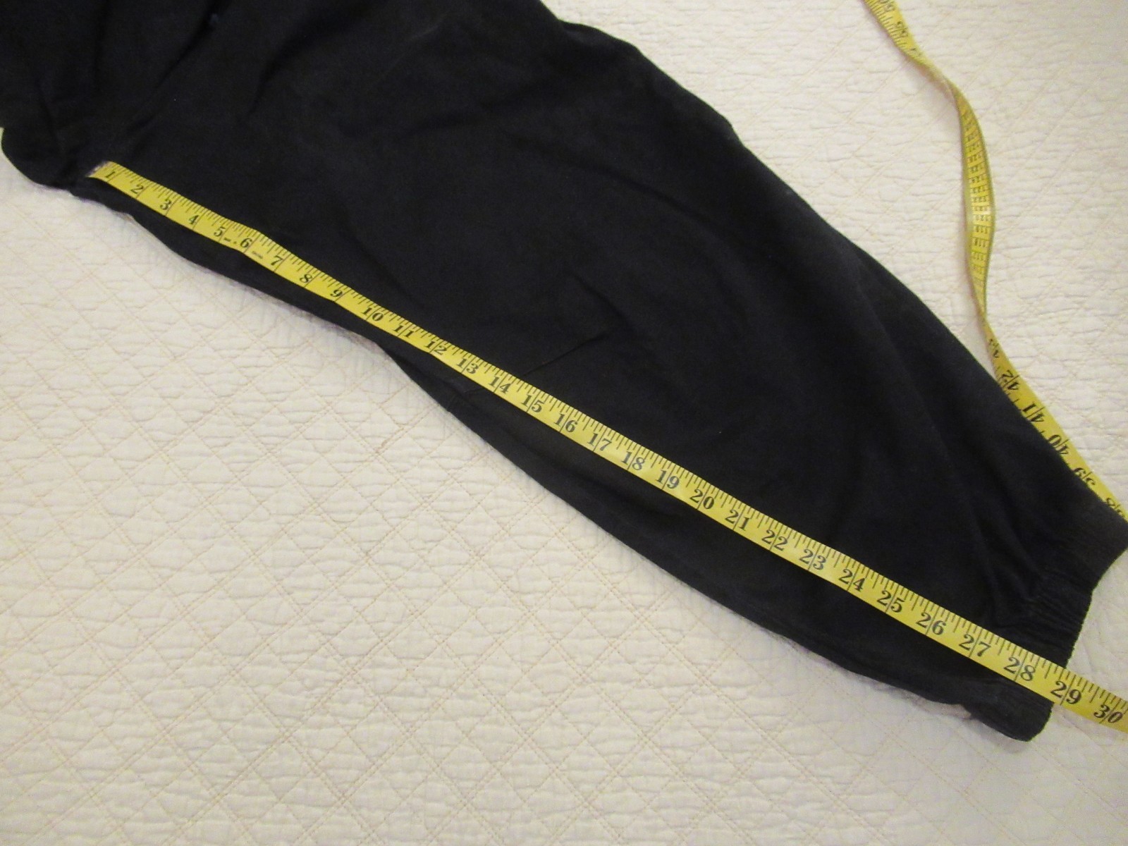 No Boundaries Men’s Drawstring Stretch Waist Pants Black Size 2XL (44-46)
