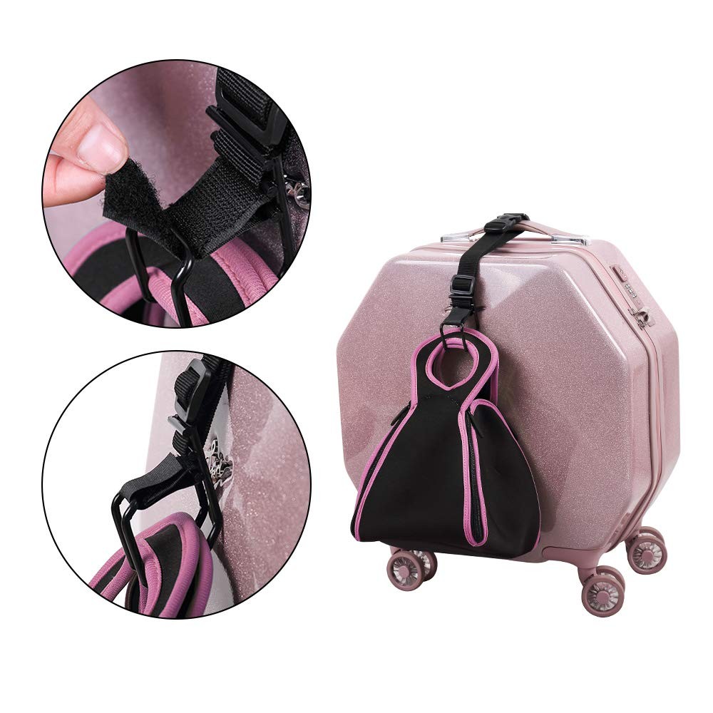 J Hook Luggage Strap Add a Bag Hook Hanger Strap, Adjustable attaches Briefca…