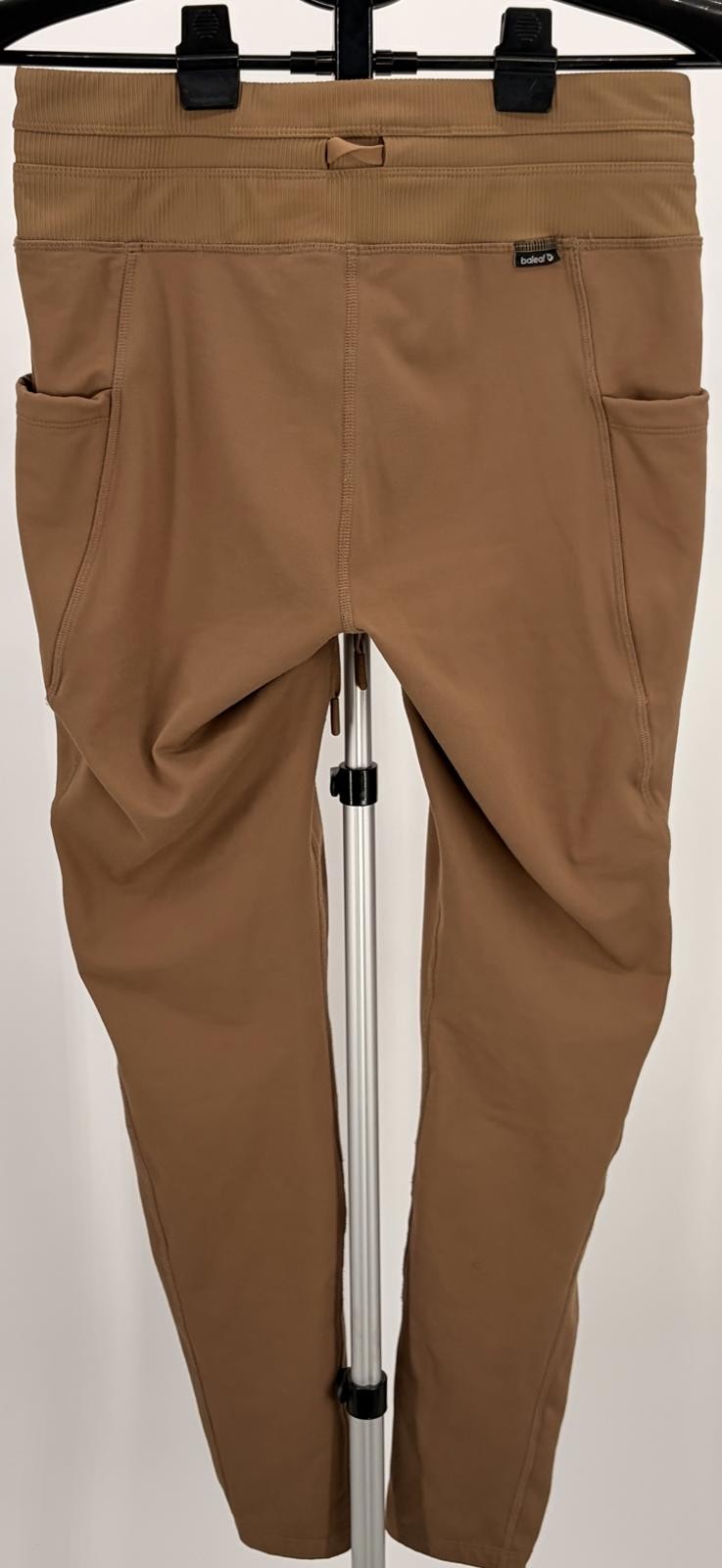 Modern Baleaf Brown Stretch Activewear Leggings Pockets Large