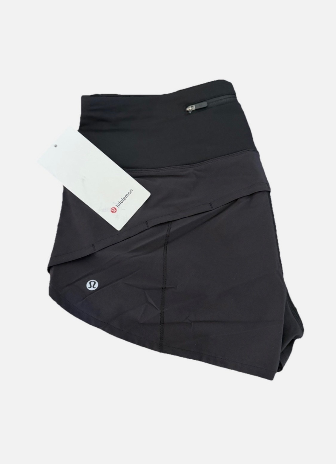 Lululemon Speed Up Lined Shorts Women 2.5” High Rise Black Size 8 NWT