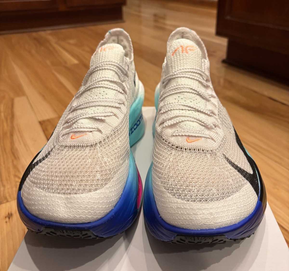 Nike Air Zoom Alphafly Next% 3 White Black Hyper Turquoise FD8311 104 Size 10