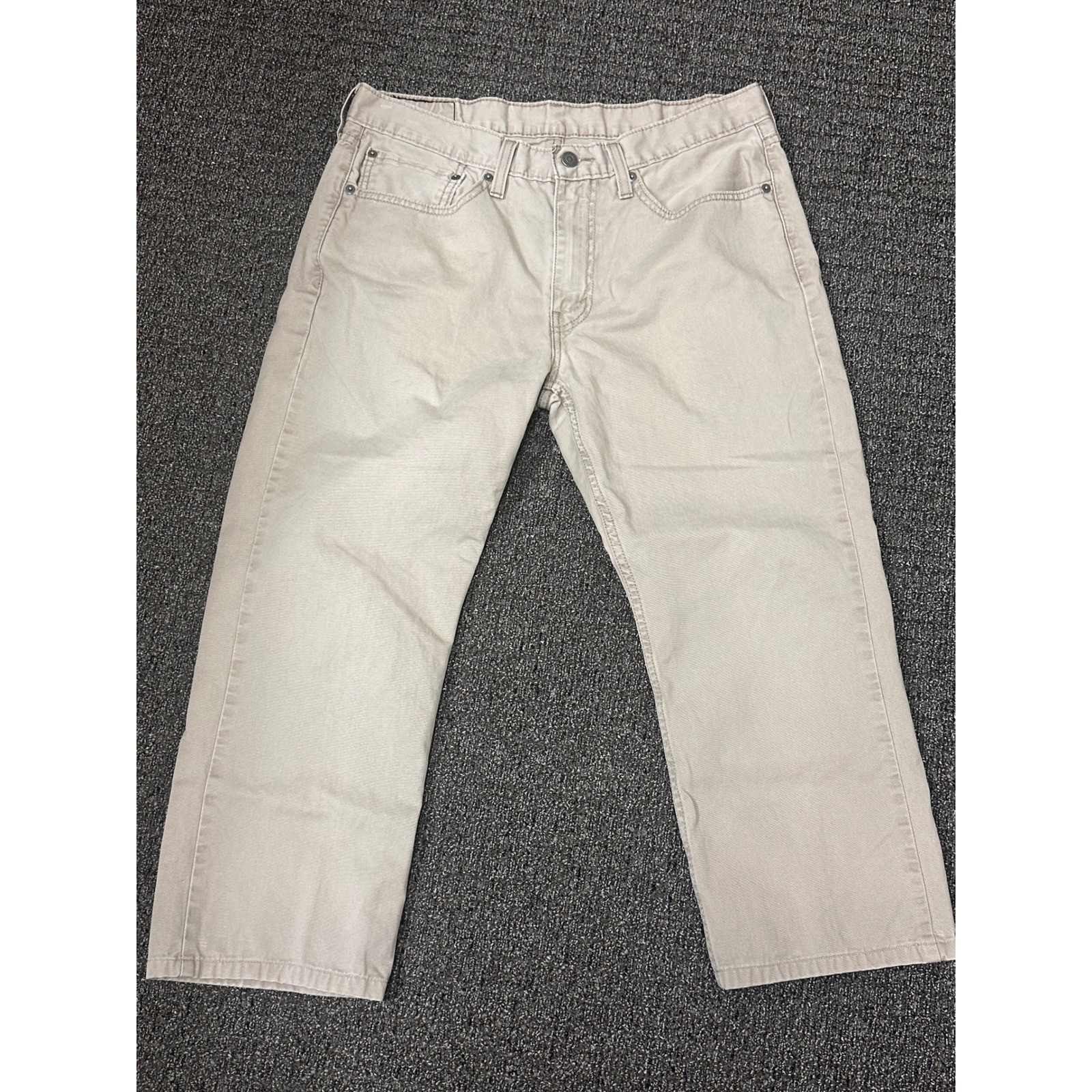 2- Levis 514 Athletic Taper Pants Mens 34×23 (actual) Cotton Street See Details