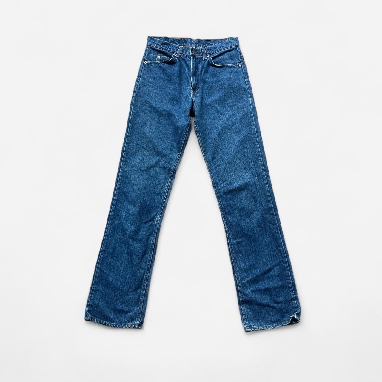 Vintage 70/80s Levi’s 509 orange tab dark wash straight leg jeans