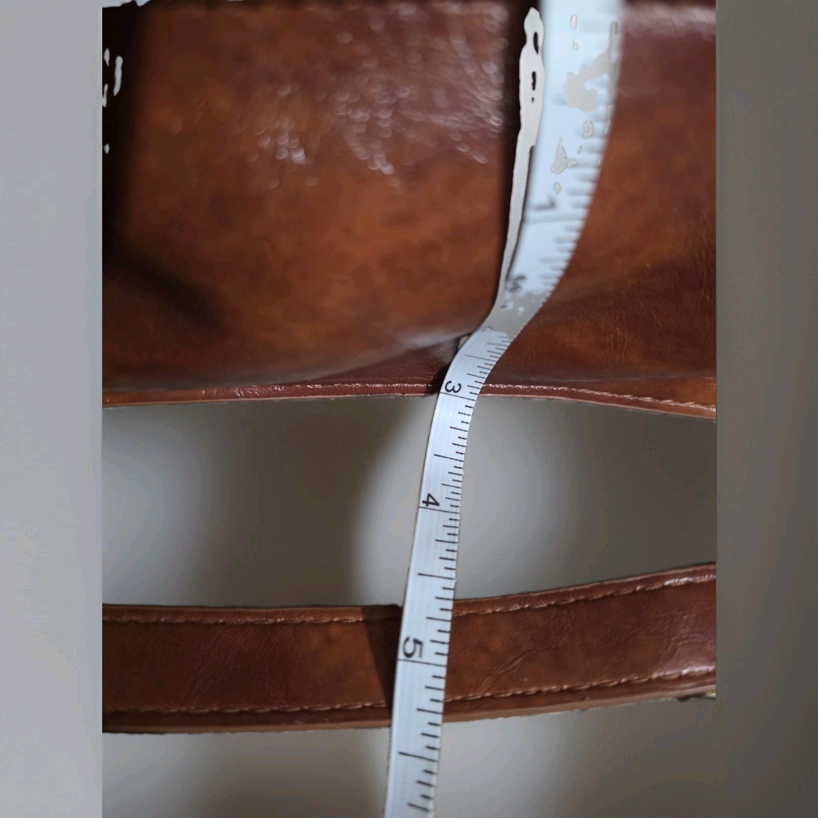 ECOSUSI Vintage Vegan PU Leather Messenger Bag (Please See Description)
