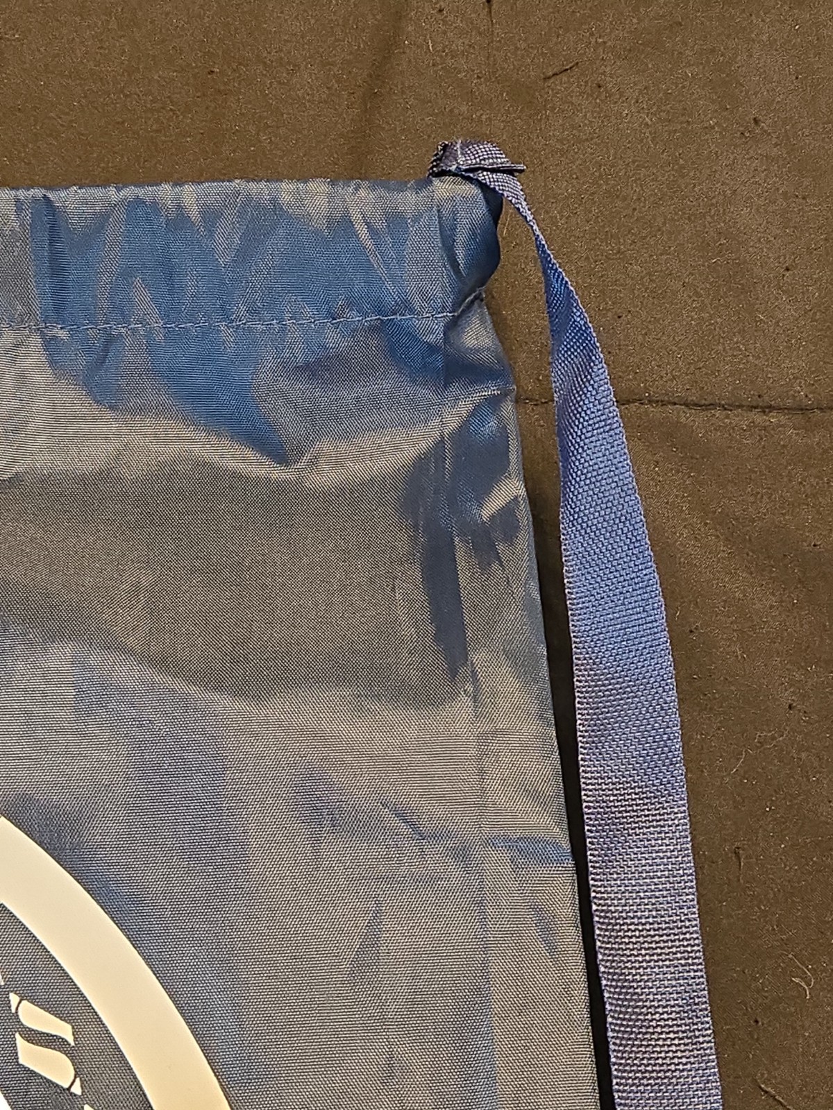 Sketchers Drawstring Strap Backpack Gym Bag 20″ x 16″ Blue New W/O Packaging