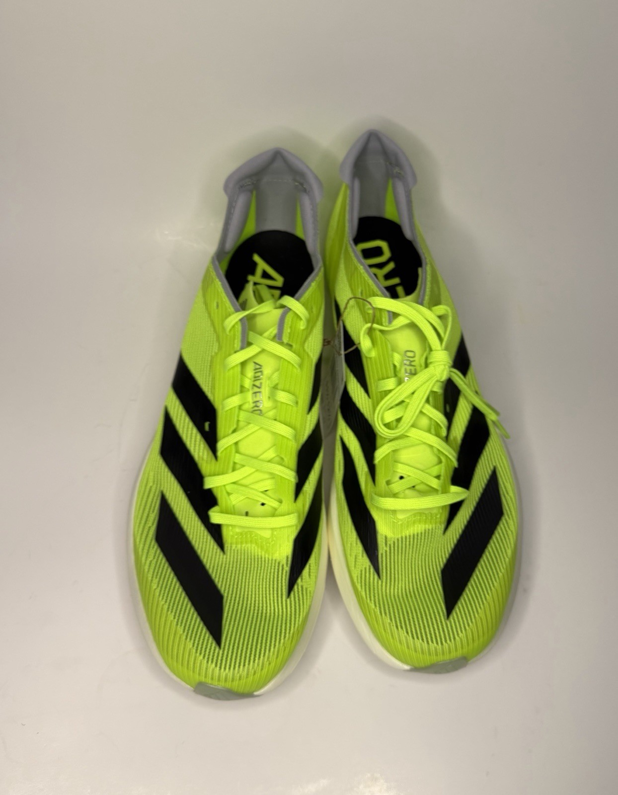 Size 11.5M – Adidas Adizero Lucid Lime Green Black Halo Silver IH5798 Men Track