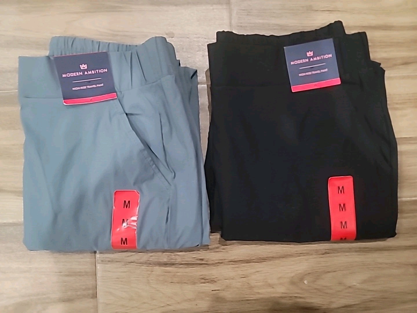 MODERNS AMBITION LADIES ‘S TRAVEL PANTS BLACK, BLUE ,MEDIUM, XLARGE. NWT
