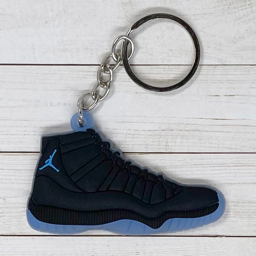 **YOU CHOOSE** Nike Jordan 11 Sneaker 2D Rubber 2″ Keychain MORE COLORS!