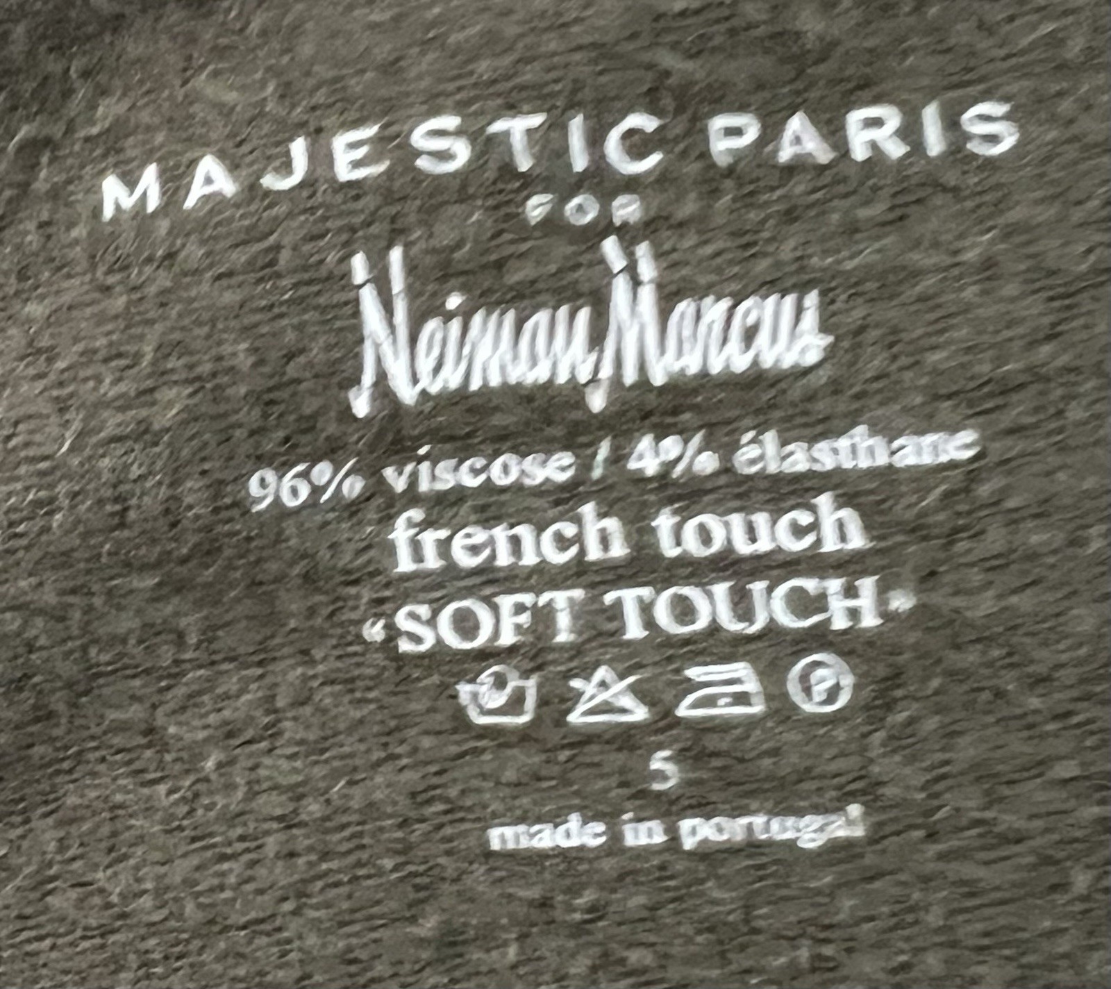 Majestic Paris for Neiman Marcus Extrafine Superwashed Soft Touch Top Size 5