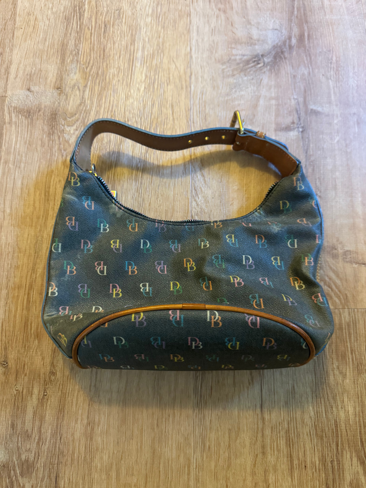 Dooney & Bourke Vintage Rainbow Logo Bag Pre-owned