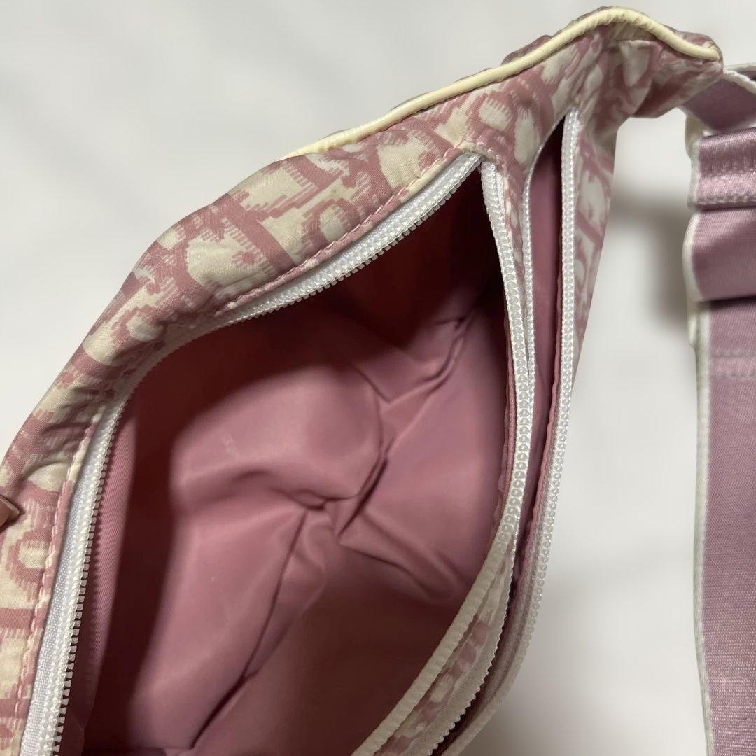 Christian Dior Bag Dior Trotter NO.2 Shoulder Waist Pink