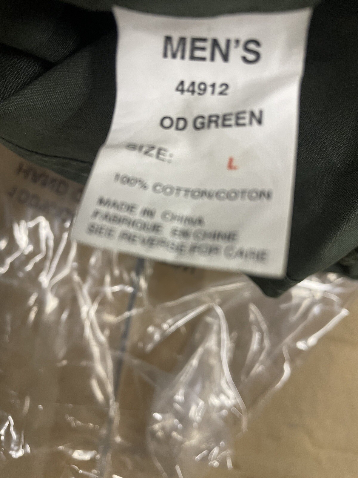Woolrich Elite Series CCW Men’s Long Sleeve OD Green Operator Shirt Sz L 44912