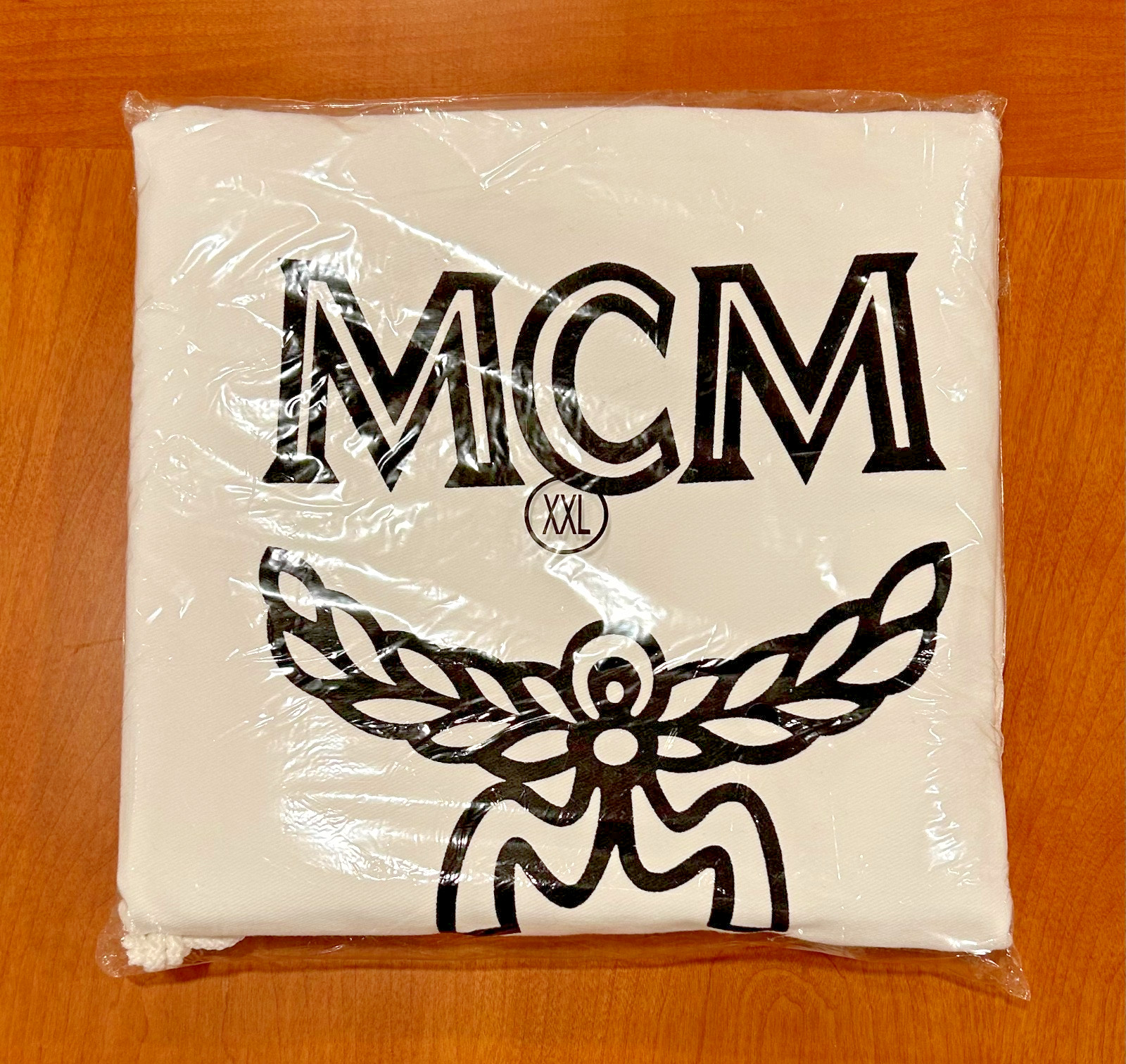 MCM Authentic White Dust bag With Drawstrings 24″ x 23″- XXLarge Size