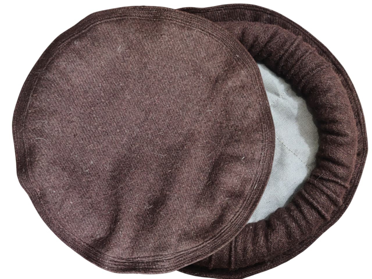 Afghan pakol hat, Handmade chitrali pakul, round up wooles hat