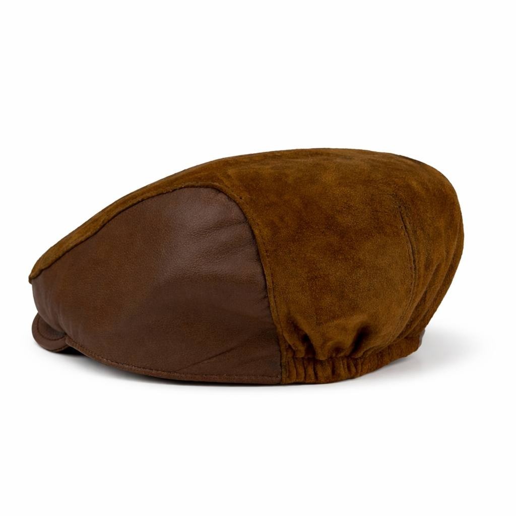 Men’s Gatsby Leather Flat Cap Newsboy Driving Hat Vintage Hat