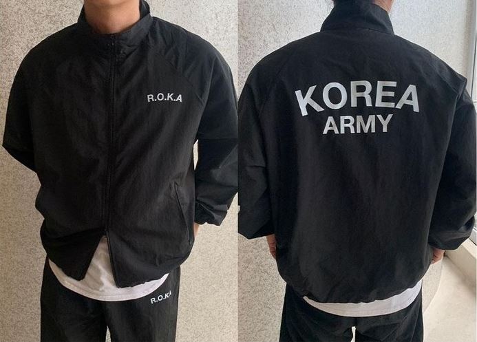 Korean R.O.K.A Windbreaker Jacket – “KOREA ARMY” Printed with Korean Flag