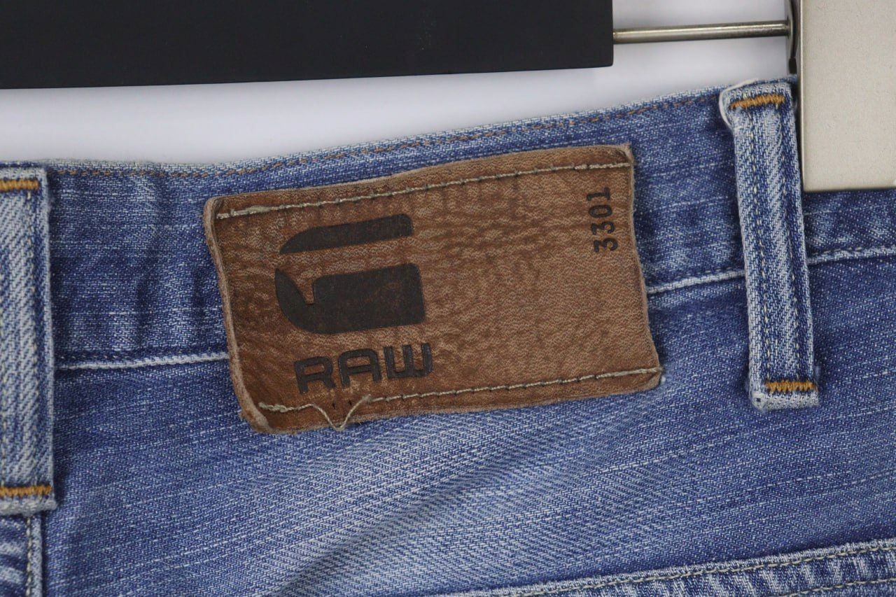 G-STAR RAW 3301 Denim Regular Straight Jeans Size W29 X L32