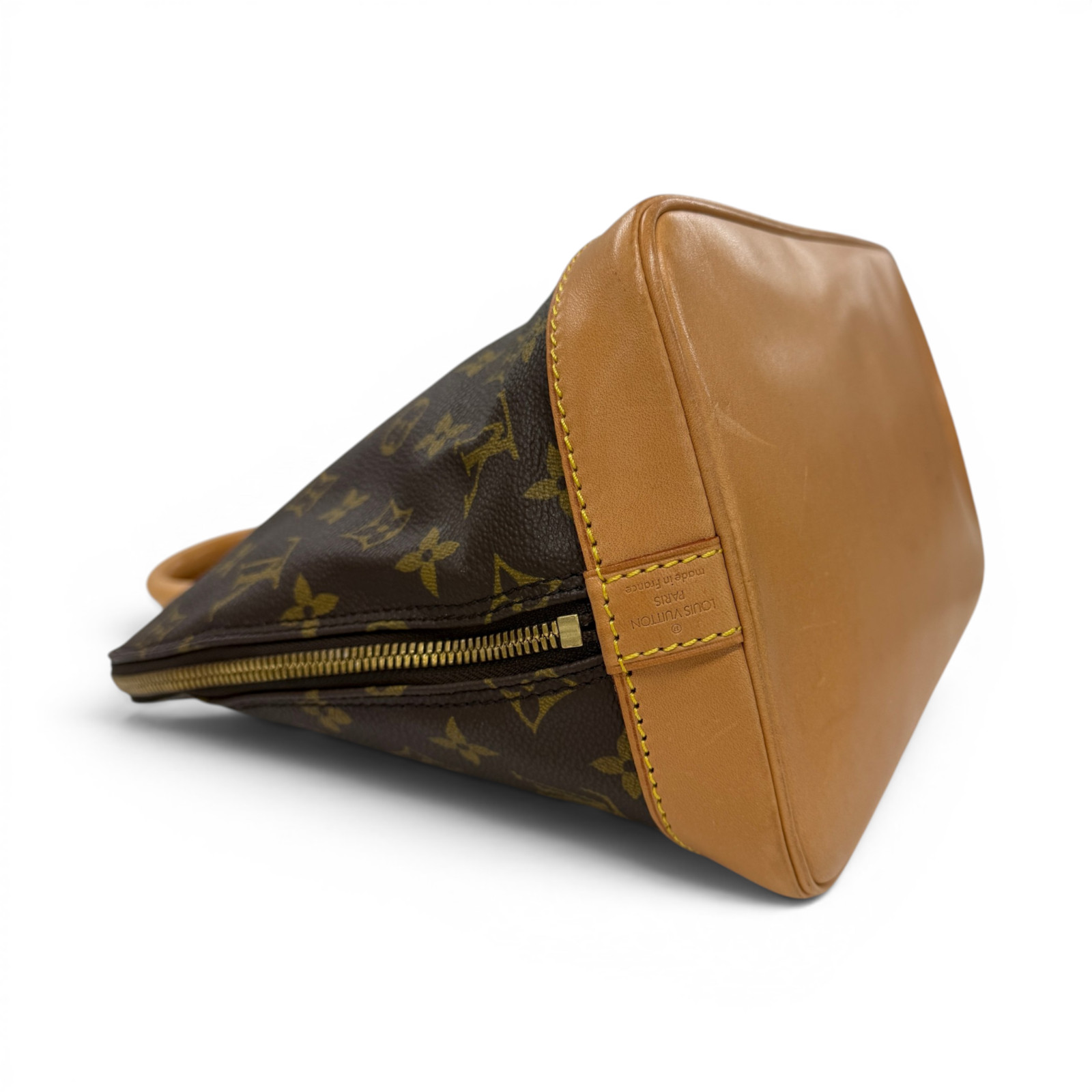 Louis Vuitton Alma PM Monogram Hand Bag M51130 Brown Top Handle Satchel France