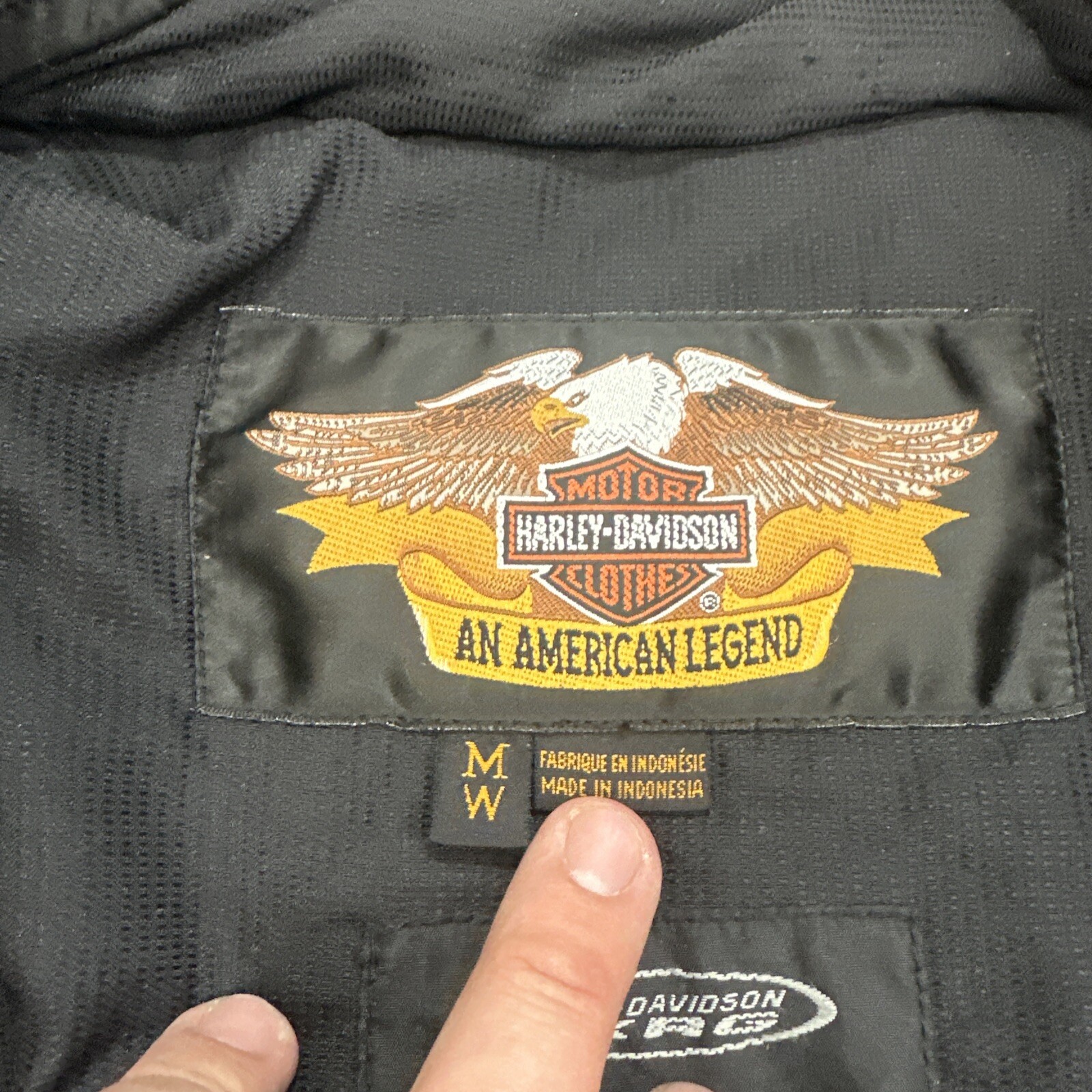 Harley Davidson Womens FXRG Nylon Jacket Full Armor Motorcycle Riding Sz Medium