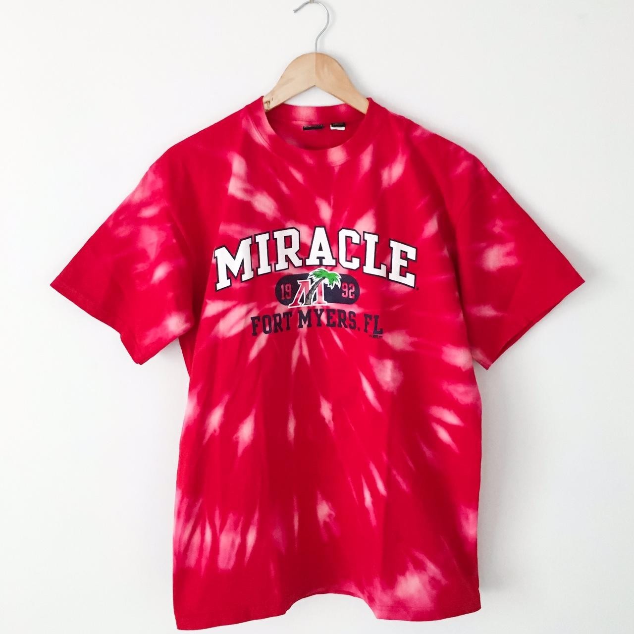2000s Hand-Dyed Fort Myers Florida Miracle T-Shirt – Large Tie-Dye