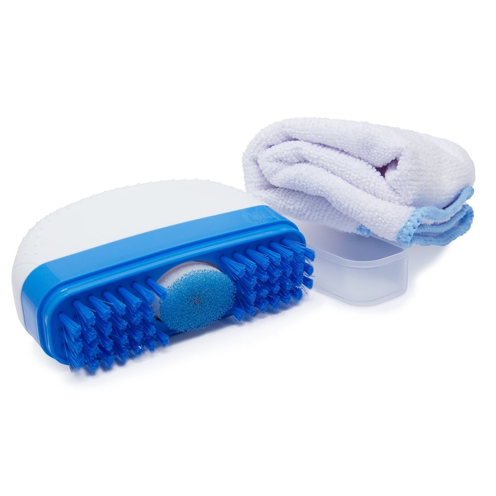 Moneysworth and Best Shoe Scrub Kit | Cleaning Solution and Microfiber Cloth