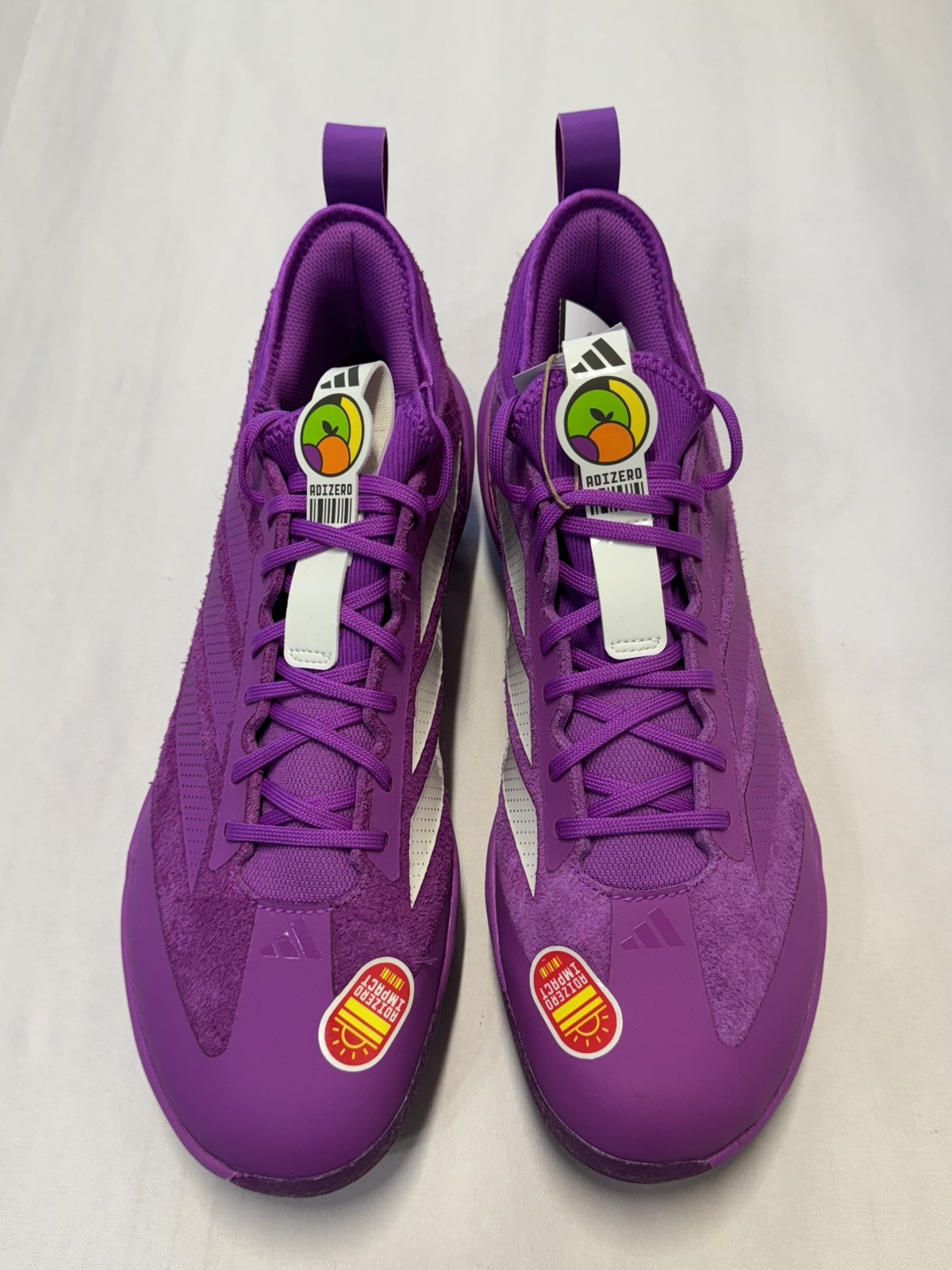NWT Adidas Adizero Impact BSB Baseball Cleats Metal SOMOS Purple Burst Size 13.5