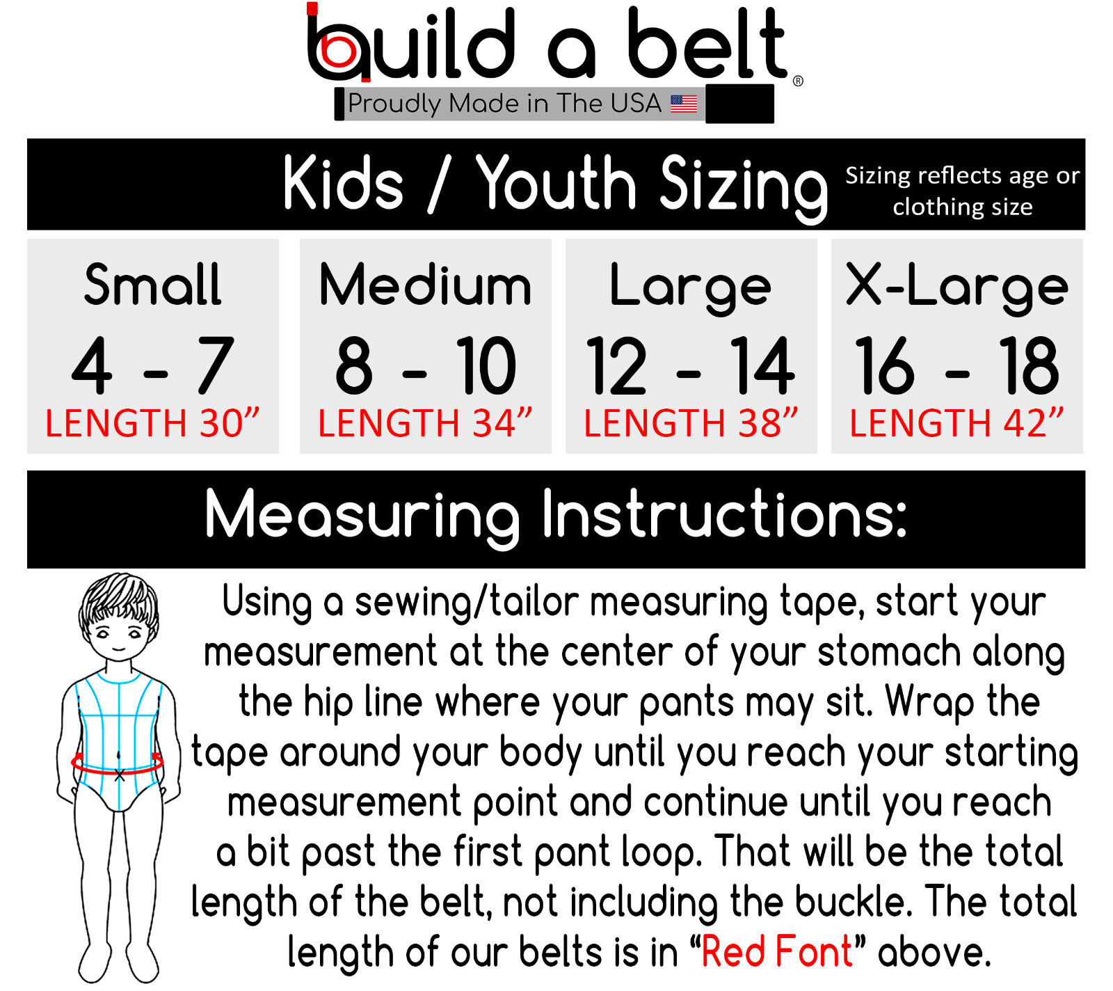 Build A Belt Kid’s Silver Flip Top 1.25″ Wide Buckle with Canvas Web Belt