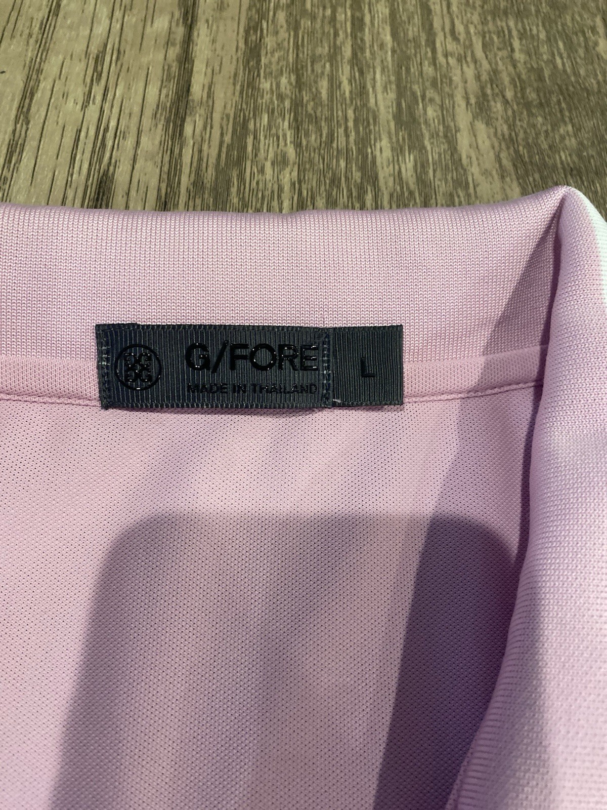 G/FORE Men’s Pink Skull Graphic Polo Shirt L Short Sleeve Embroidered