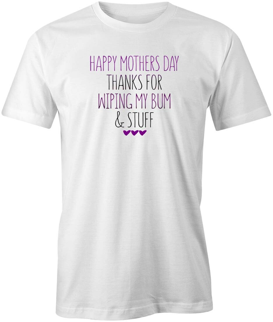 HAPPY MOTHER’S DAY TShirt Tee Short-Sleeved Cotton CLOTHING MOM S1WSA44