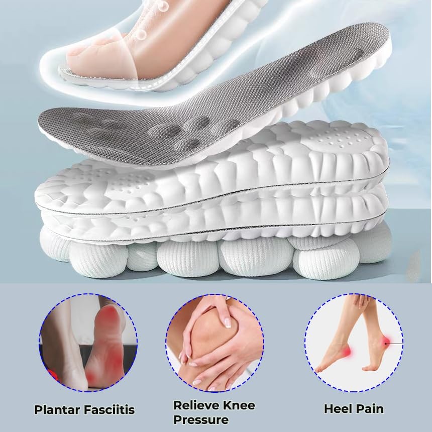 Memory Foam Cloud Insoles Shoe Inserts Shock Absorption Comfort Size Up To 10