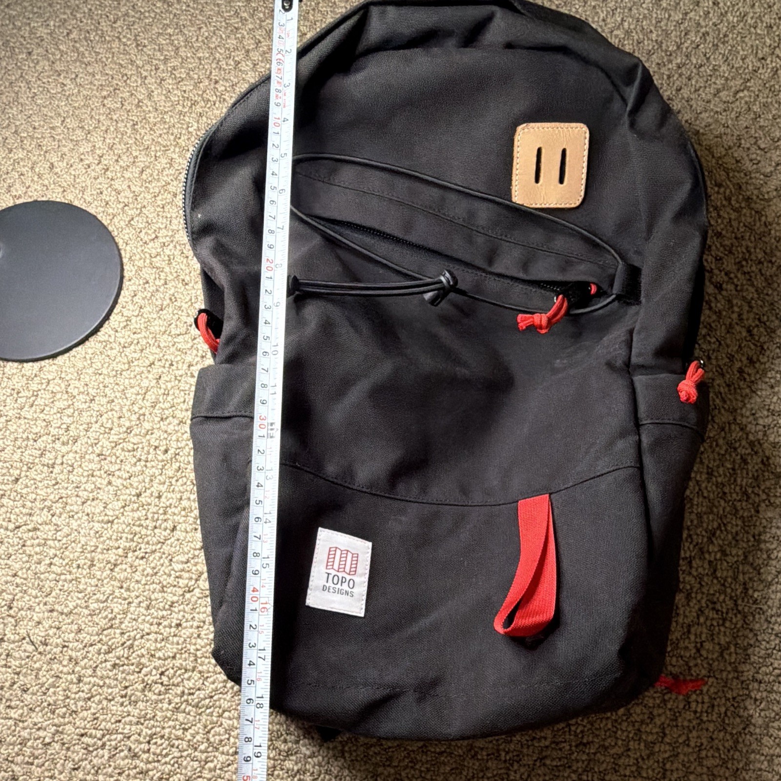 Topo Designs Daypack Classic 21.6L Backpack Black/Black One Size