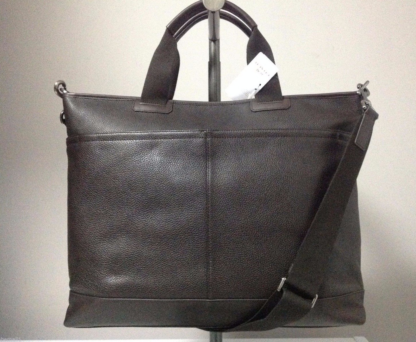 Coach Men’s Camden Leather Mahogany Supply Messenger Bag F71347