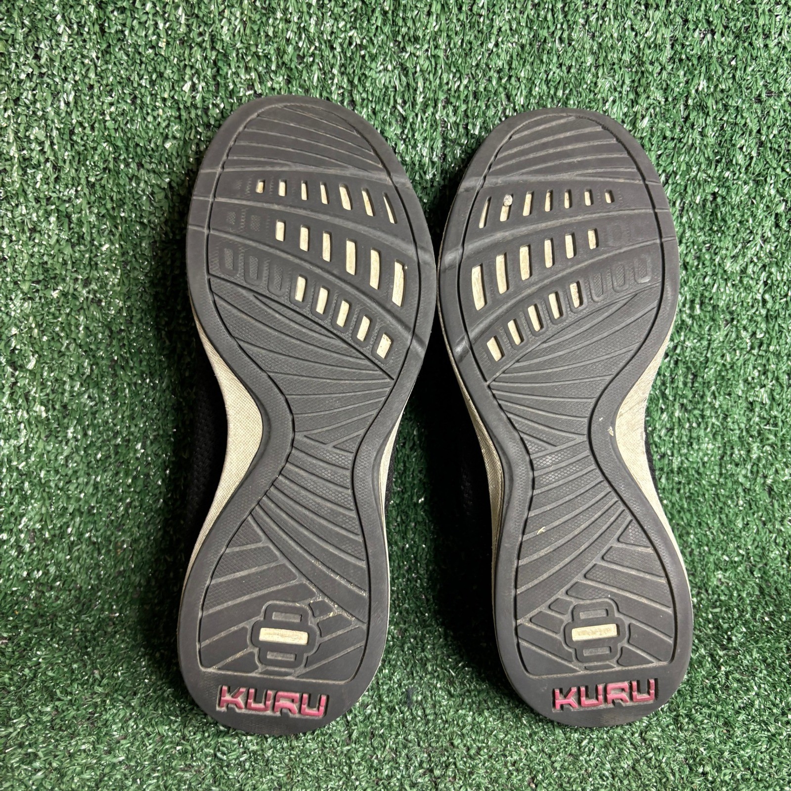 KURU Stride Orthopedic Slip On Knit Breathable Walking Sneaker Black Womens 8.5