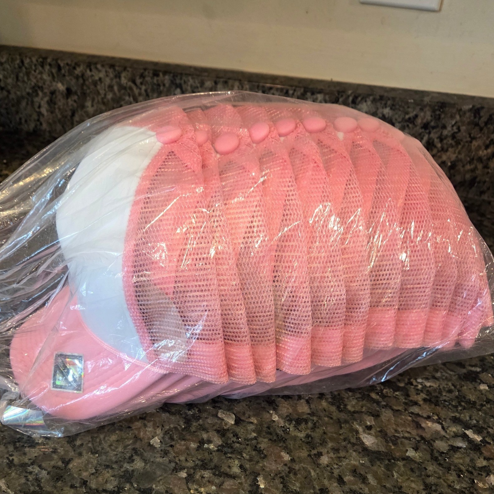 Kipa Premiums Pink White Trucker Blank Hat Lot of 12 Mesh Snapback Foam Cap OSFA