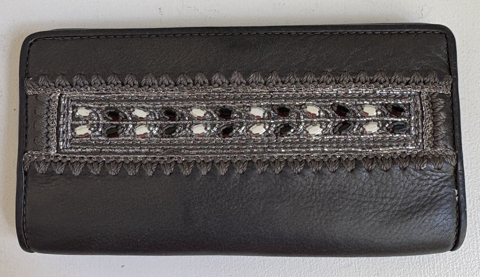 BRIGHTON Masterpiece Collection ANJU Beaded Jeweled Wallet