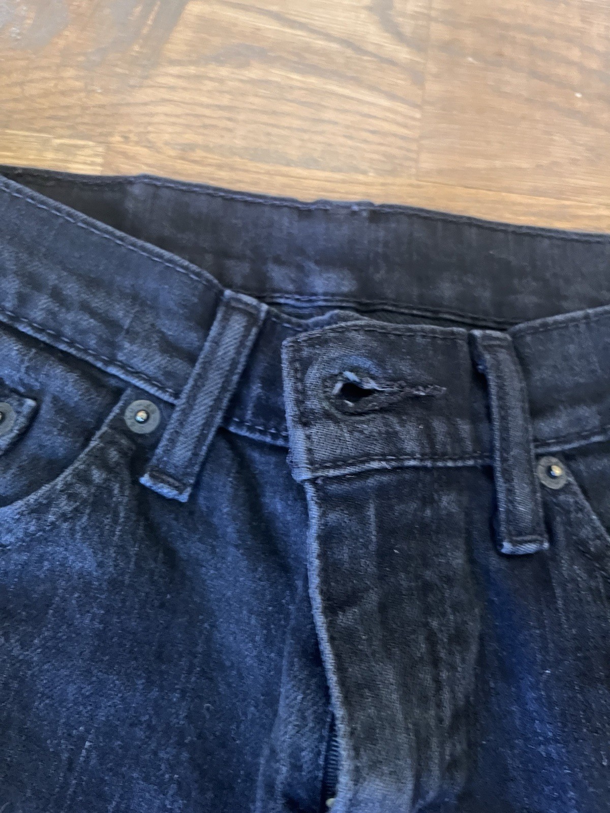 Levis 511 Black Skinny Slim Men’s 29 30 thick Barely Worn clear Black label rock