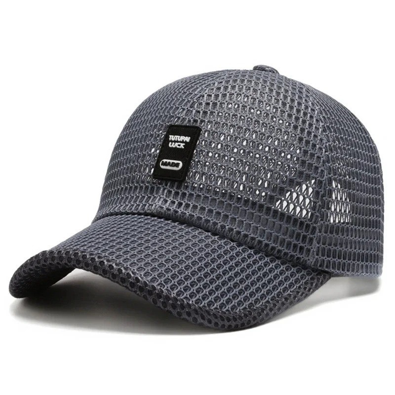 Men’s Breathable Mesh Baseball Cap Summer Outdoor Hat Trucker Cap Gym Fun Gift