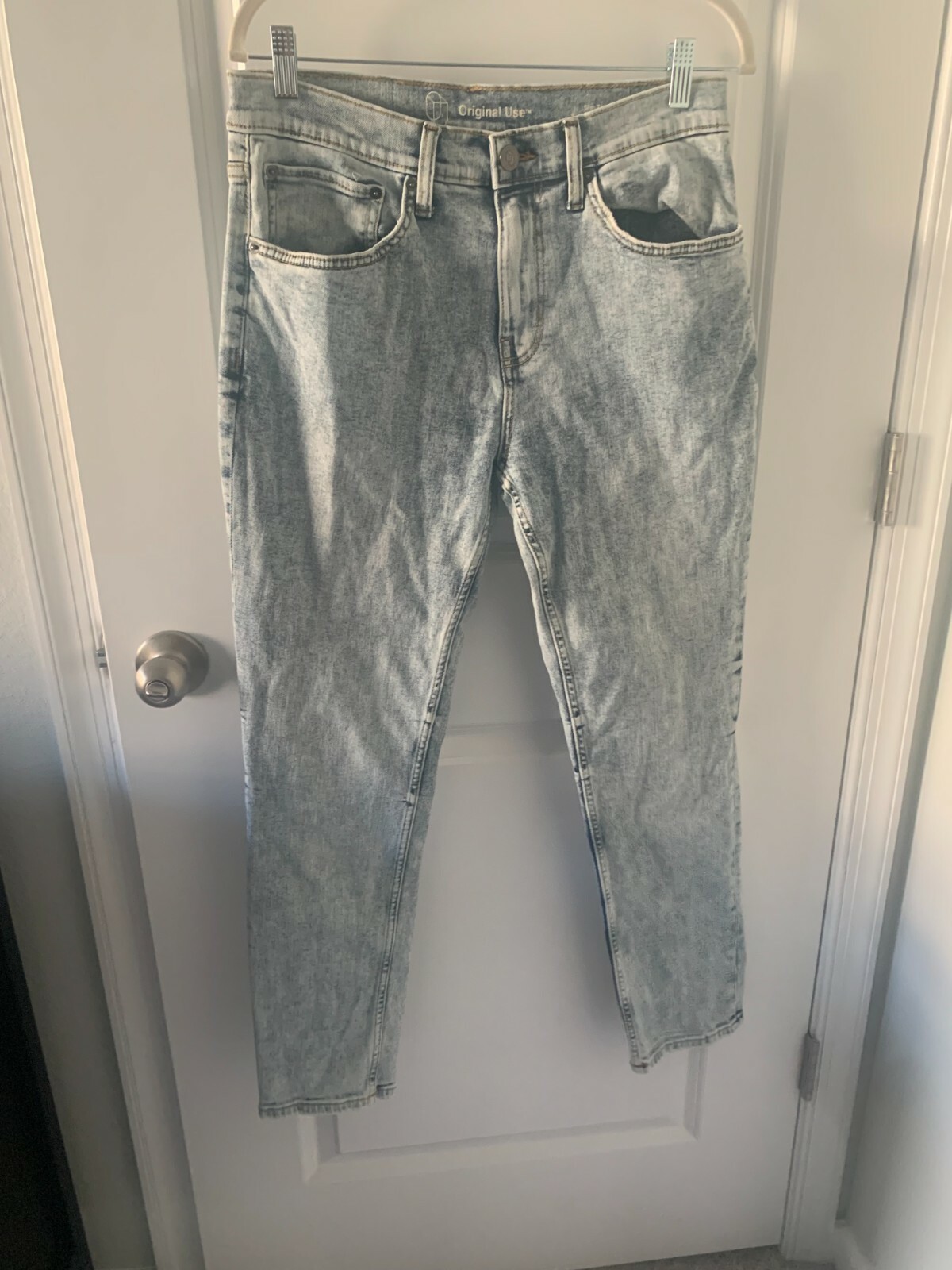 Target Original Use Brand Men’s Slim Taper Light Wash Jeans Size 30W X 30L NEW