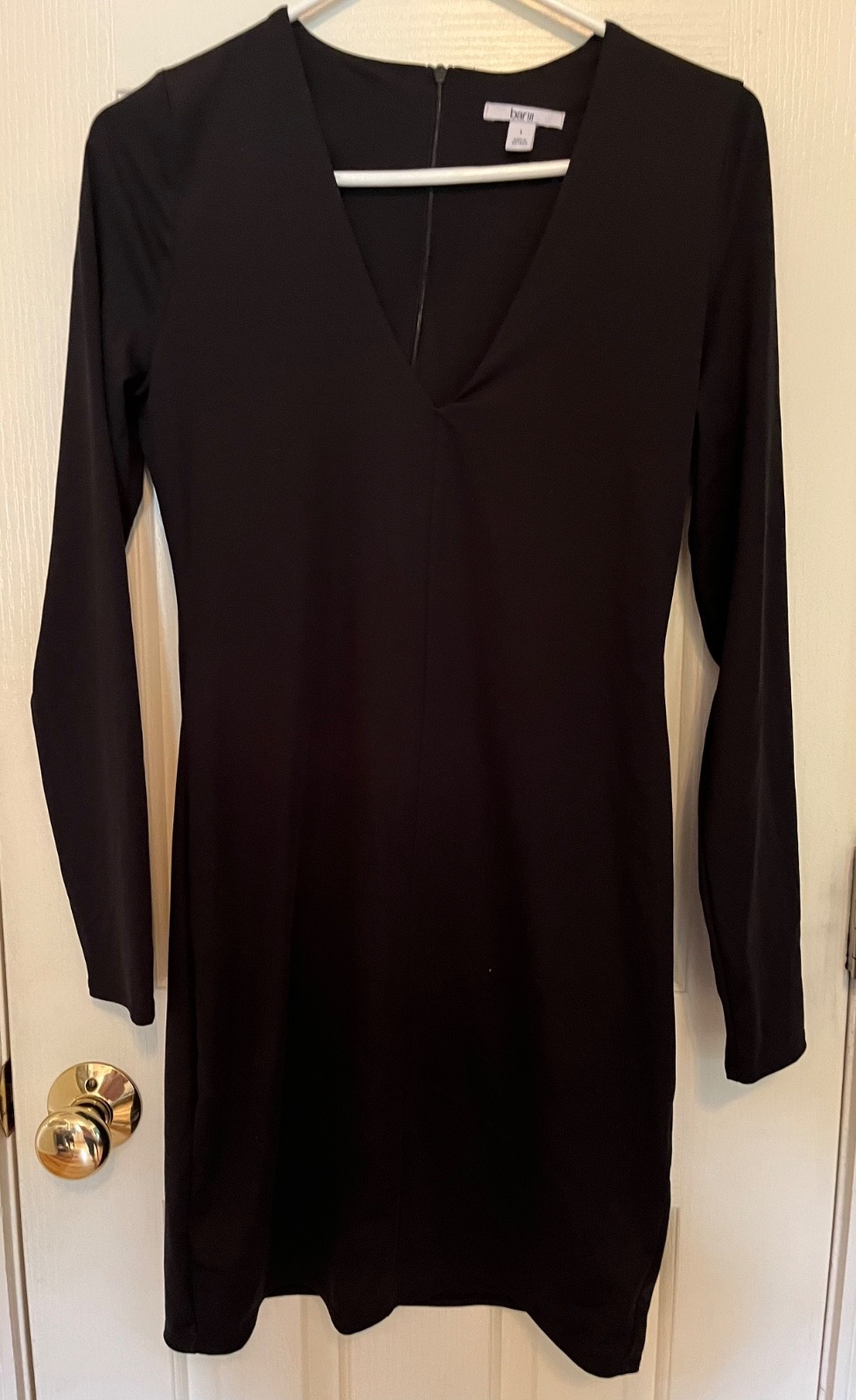 Stretchy Black Dress Size Large Bar III Brand Lined