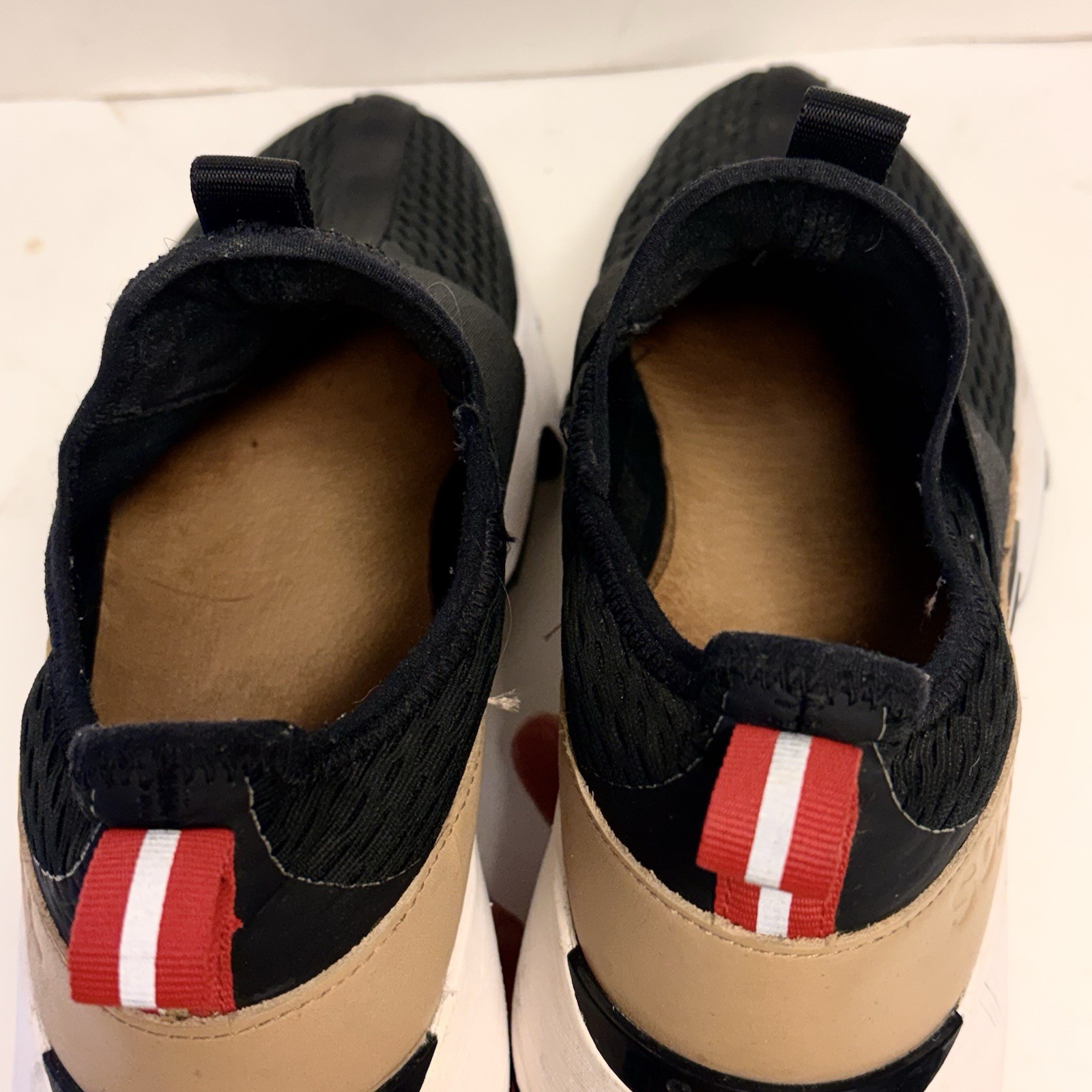 Sorel Kinetic Impact II Strap Sneakers Women’s 10 Black Mesh And Leather