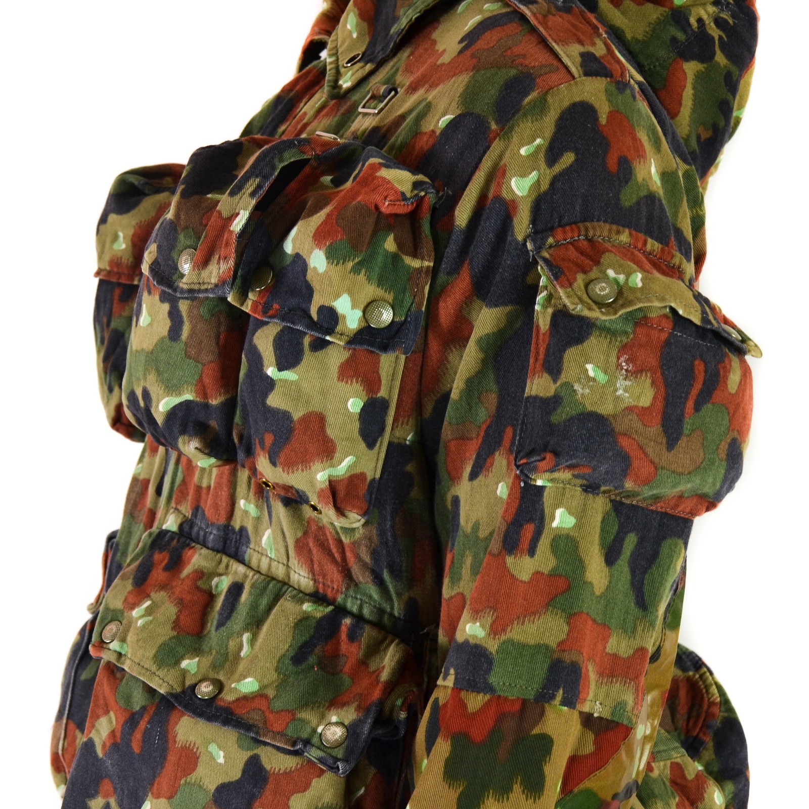 Genuine Swiss army jacket TAZ 57 Alpenflage Camo sniper combat hooded parka